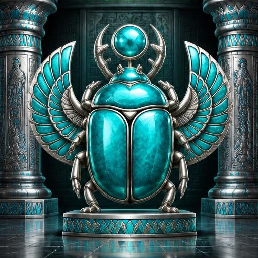 Scarabeul de turcoaz — ilustrație